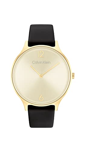 Calvin Klein Montre à quartz plaquée or Calvin Klein Montre à quartz plaquée or