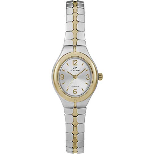 Timex Viewpoint Montre à bracelet extensible bicolore Timex Viewpoint Montre à bracelet extensible bicolore