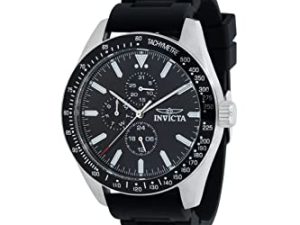 Invicta pour homme 38402 Aviator argent noir