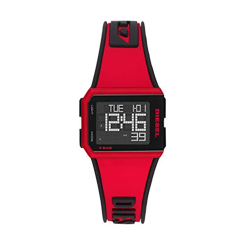 Diesel Montre numérique en acier inoxydable et Diesel Montre numérique en acier inoxydable et