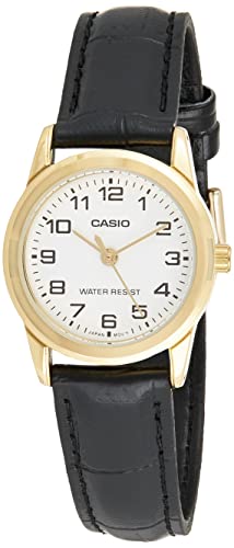 Casio LTPV001GL-7B Montre à quartz en cuir Casio LTPV001GL-7B Montre à quartz en cuir