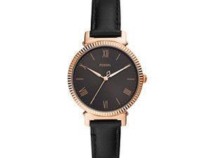 Fossil Daisy Montre à quartz décontractée en