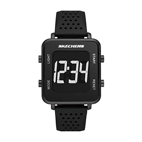 Skechers Montre numérique décontractée à quartz pour Skechers Montre numérique décontractée à quartz pour