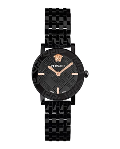Versace Montre pour femme en verre Greca Versace Montre pour femme en verre Greca