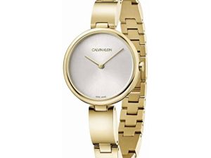Calvin Klein K9U23546 Montre à quartz ondulée