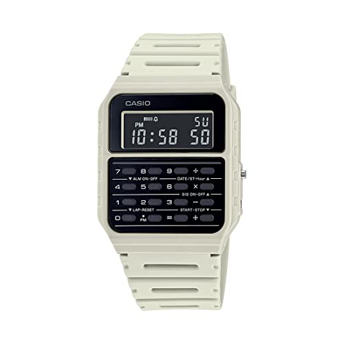 Casio CA-53WF-8B Calculatrice Beige Digital Mens Watch Casio CA-53WF-8B Calculatrice Beige Digital Mens Watch