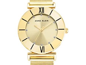 Anne Klein Montre-bracelet en maille accentuée de