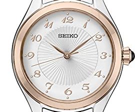 SEIKO Montre habillée à quartz en acier