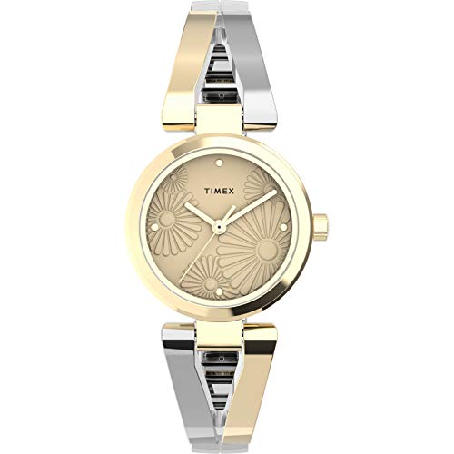 Timex Montre à bracelet extensible floral 25 Timex Montre à bracelet extensible floral 25