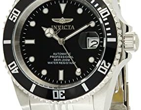 Invicta Pro Montre automatique en acier inoxydable