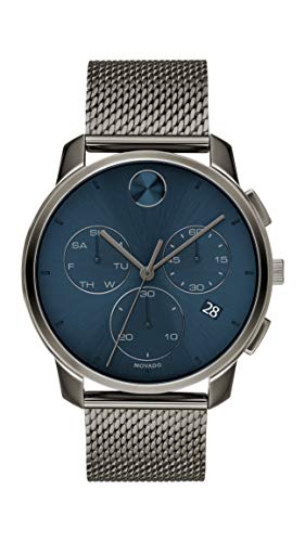 Movado Bold Thin Chronographe Quartz Cadran Bleu Movado Bold Thin Chronographe Quartz Cadran Bleu