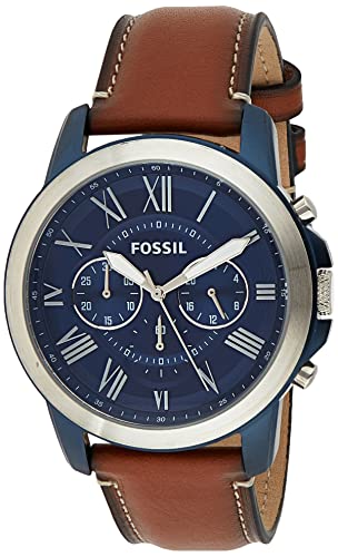Fossil Grant Montre chronographe à quartz en Fossil Grant Montre chronographe à quartz en