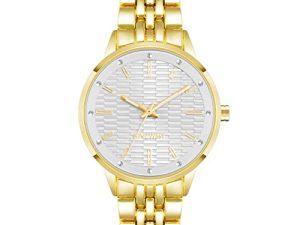 Nine West Montre-bracelet avec cristaux véritables pour