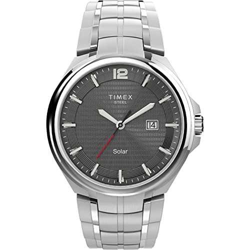 Timex Montre solaire Premium Dress 44 mm Timex Montre solaire Premium Dress 44 mm