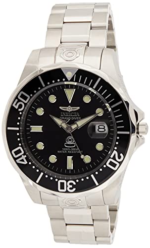 Invicta Montre automatique Grand Diver en acier Invicta Montre automatique Grand Diver en acier