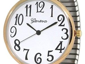 Geneva Super Large Stretch Watch Chiffre clair