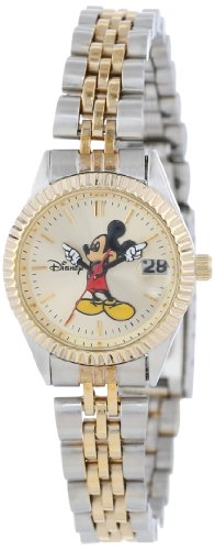 Disney Mickey Mouse MCK340 Montre-bracelet bicolore classique Disney Mickey Mouse MCK340 Montre-bracelet bicolore classique