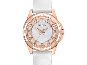 Bulova Montre classique en acier inoxydable à