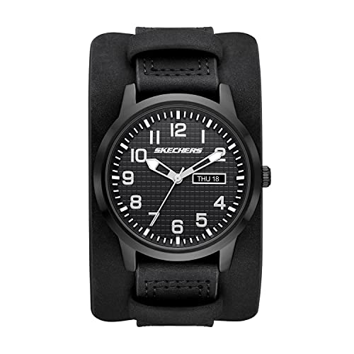 Skechers Montre à quartz analogique à trois Skechers Montre à quartz analogique à trois