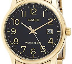 Casio #MTP-V002G-1B Montre à date analogique standard