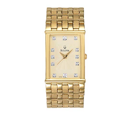 Bulova Montre à quartz classique à 3 Bulova Montre à quartz classique à 3