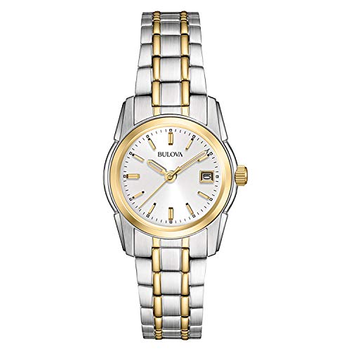 Bulova Montre à quartz classique bicolore en Bulova Montre à quartz classique bicolore en