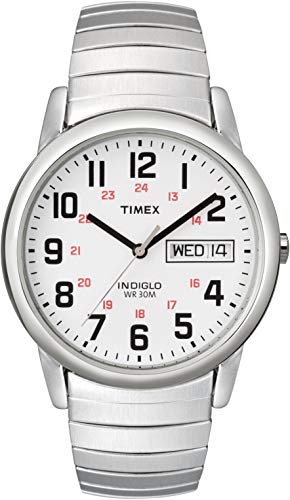 Timex Easy Reader Day-Date Expansion Band Watch Timex Easy Reader Day-Date Expansion Band Watch