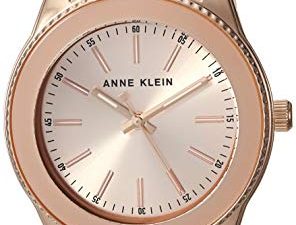 Anne Klein AK/3214LPRG Montre-bracelet en résine doré