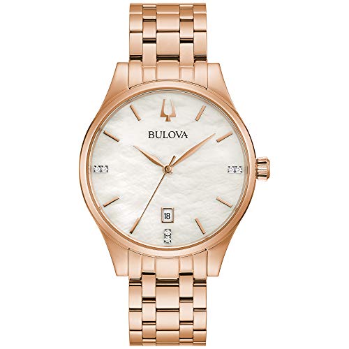 Bulova Montre à quartz classique pour femme Bulova Montre à quartz classique pour femme