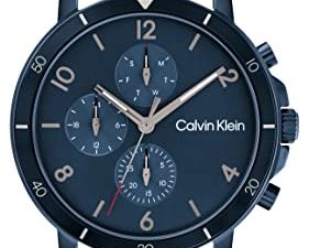 Calvin Klein Montre-bracelet multifonction en acier plaqué