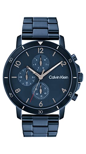 Calvin Klein Montre-bracelet multifonction en acier plaqué Calvin Klein Montre-bracelet multifonction en acier plaqué