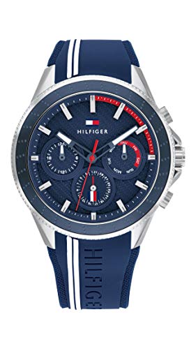 Tommy Hilfiger Montre sportive à quartz multifonction Tommy Hilfiger Montre sportive à quartz multifonction