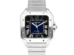 CARTIER Santos De Cadran Bleu Montre Homme