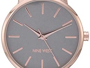 Nine West Montre-bracelet en maille pour femme