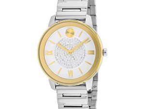 Movado Bold Quartz Cadran Blanc Montre Femme