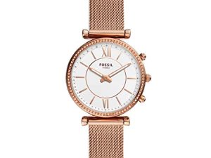 Fossil Carlie Montre connectée hybride en acier