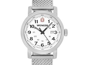 Wenger Urban Classic Quartz Cadran Blanc Mesh