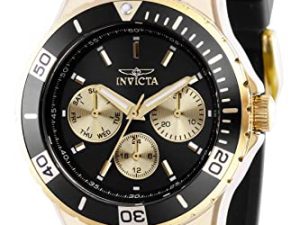 Invicta Aviator Quartz Cadran Noir Montre Femme