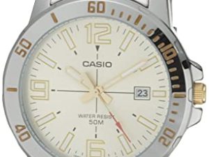 Casio Classic Two-Tone Steel Band Date Indicator