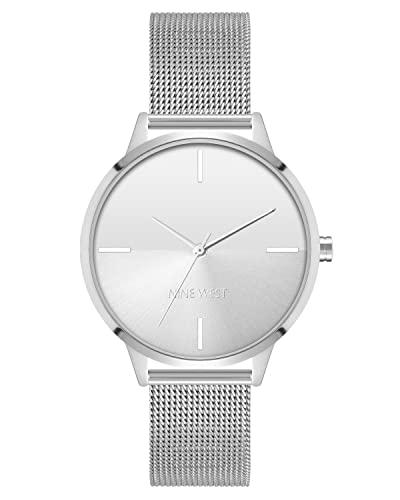 Nine West Montre-bracelet en maille pour femme Nine West Montre-bracelet en maille pour femme