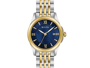 Bulova Montre classique en acier inoxydable pour