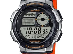 Casio Montre décontractée en résine à quartz