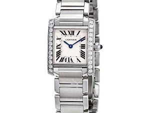 Cartier Tank Francaise Cadran Argent Montre Femme