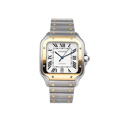 Cartier Santos Automatique Argenté Cadran Opalin Acier Cartier Santos Automatique Argenté Cadran Opalin Acier