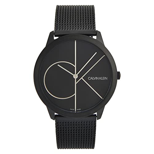 Calvin Klein Minimal Quartz Cadran noir Montre Calvin Klein Minimal Quartz Cadran noir Montre