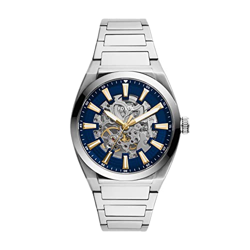 Fossil Everett Montre mécanique automatique en acier Fossil Everett Montre mécanique automatique en acier