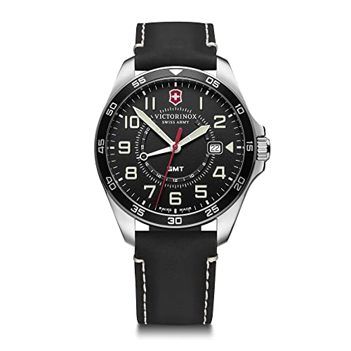 Montre Victorinox FieldForce GMT avec cadran noir Montre Victorinox FieldForce GMT avec cadran noir