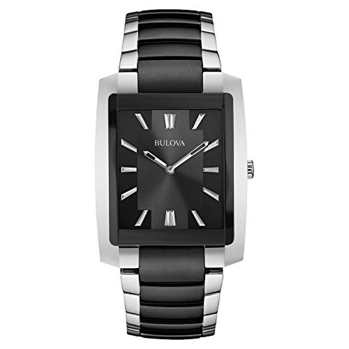 Bulova Montre à quartz classique à deux Bulova Montre à quartz classique à deux