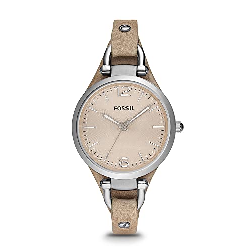 Fossil Georgia Montre à quartz décontractée en Fossil Georgia Montre à quartz décontractée en