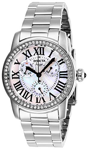 Invicta 28470 Angel Montre à quartz argentée Invicta 28470 Angel Montre à quartz argentée